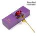 Craft Wedding Lover Gifts Dipped Long Stem Valentine s Day Gift Handcraft 24K Gold Foil Rose Flower ROSE RED FLOWER&BOX