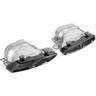2pcs Embouts d'échappement quad en acier inoxydable compatible pour MercedesAMG A45 W176 CLA45 C117