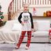 Family Matching Christmas Pajamas Set Cotton Xmas Deer Holiday Pajamas Sleepwear Kids 3-4