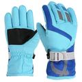 Rbaofujie Christmas GiftsTough Outdoors Kids Winter Gloves - Kids Ski Gloves - Toddler Snow Gloves Waterproof Insulated Gloves Girls & Boys Childrens Winter GlovesBlue Gloves Clearance