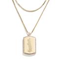 WEAR by Erin Andrews x Baublebar Cleveland Guardians Dog Tag Necklace