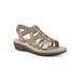 Women's Camryn Casual Sandal by Cliffs in Gold Metallic Suede (Size 10 M)