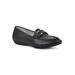 Wide Width Women's Glaring Casual Flat by Cliffs in Black (Size 10 W)