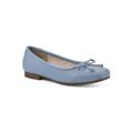 Women's Bessy Casual Flat by Cliffs in Blue Smooth (Size 9 M)