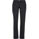 Bequeme Jeans URBAN CLASSICS "Damen Ladies Low Waist Straight Denim Pants" Gr. 34, Normalgrößen, schwarz (blackwashed) Damen Jeans