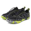 Sneaker JOHN DEVIN "Freizeitschuh", Herren, Gr. 45, schwarz (schwarz, gelb), Obermaterial: 90% Textilmaterial, 10% Lederimitat. Futter: 100% Textilmaterial. Decksohle: 100% Textilmaterial. Laufsohle: 100% Synthetik, meliert, kontrastfarbene Details,...