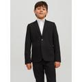 Blusenjacke JACK & JONES JUNIOR "JPRSOLAR BLAZER NOOS JNR" Gr. 146, schwarz (black) Jungen Jacken Westen