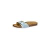 Pantolette LICO "Pantolette Bioline Once More", Gr. 37, grau, Synthetik, Schuhe