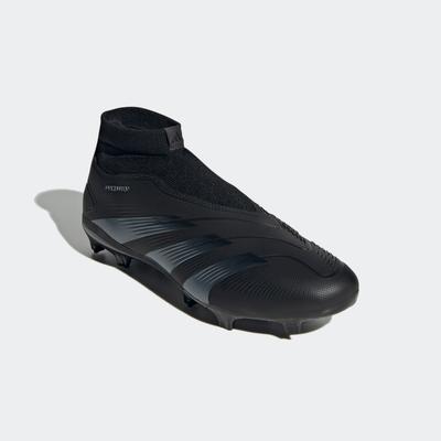 Fußballschuh ADIDAS PERFORMANCE "PREDATOR LEAGUE LACELESS FG" Gr. 42, schwarz (core black / carbon core black) Schuhe