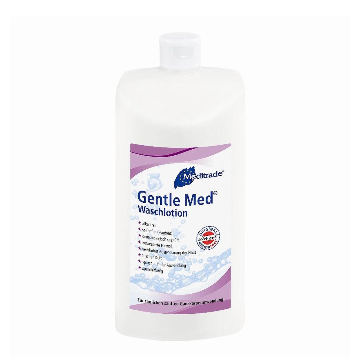 Meditrade Gentle Med Waschlotion - 10 x 1000 ml - seifenfrei - spenderfähig Image