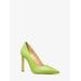 Michael Kors Amara Leather Pump Green 6