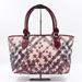 Burberry Bags | Ab13 Burberry Patent Supernova Check Stars Tote | Color: Cream/Red | Size: Os