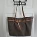 Michael Kors Bags | Nwot Michael Kors Emilia Large Logo Tote | Color: Brown/Tan | Size: 17" X 12" X 8"