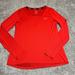 Nike Tops | Nike Women's Running Dri-Fit Long Sleeve Athletic Shirt - Medium | Color: Red | Size: M