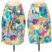 J. Crew Skirts | $98 Sale Nwot J.Crew J Crew Vibrant Watercolor Floral Tie Waist Skirt | Color: Blue/Pink | Size: 10