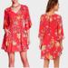 Free People Dresses | Free People Eyes On You Printed Dress | Color: Red/White | Size: 2