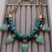 J. Crew Jewelry | J. Crew Blue & Green Rope Cord Stone Necklace | Color: Blue/Green | Size: Os