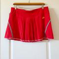 Nike Skirts | Nike Tennis Skirt Nwt Red Pleated Front Medium | Color: Gray/Red | Size: M
