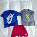 Nike Shirts & Tops | Nike Dri Fit Lot Of Three (3) Shirts And Shorts 5-6 Year Size | Color: Blue/Gray/Red | Size: 5-6 Years