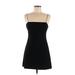 Silence and Noise Casual Dress - Mini: Black Solid Dresses - Women's Size Medium