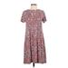 Old Navy Casual Dress: Red Floral Dresses - Women's Size 5