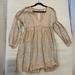 Free People Dresses | Beautiful Free People Golden Boho Dress | Color: Gold/Silver | Size: S