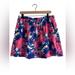 Lilly Pulitzer Skirts | Lilly Pulitzer Minnow Skirt In Multi Secret Garden Mini | Size L | Color: Blue/Pink | Size: L