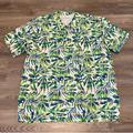 Columbia Shirts | Columbia Pfg Fern Hawaiian Vented Fishing Button Up Shirt Mens Size Xl | Color: Blue/Green | Size: Xl