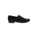Flats: Smoking Flat Chunky Heel Work Black Solid Shoes - Women's Size 39 - Round Toe