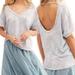 Free People Tops | Free People All Mine Tie Dye Tee. S | Color: Blue/Gray | Size: S