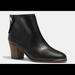 Coach Shoes | Coach Waldorf Black Button Stacked Heel Ankle Boots Black Leather 7.5 M | Color: Black | Size: 7.5