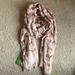 Kate Spade Accessories | $98 Sale Nwt Kate Spade New York Camel March Oblong Scarf | Color: Pink/Tan | Size: Os