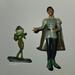 Disney Toys | 2 Disney Princess & The Frog Figures Toy Lot Prince Naveen As Frog | Color: Blue/Green | Size: Osg