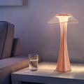 Lampe de table design rechargeable lampe à poser led tactile - Dimmable Titane lampe de chevet usb