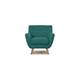 Fauteuil scandinave 1 place vert - Nils - Designetsamaison - Vert