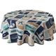 Le Linge De Jules - Nappe Anti-taches Bord de mer - Ovale 150 x 240 cm