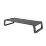 Ansan Support de Moniteur Moniteur Riser Bureau Table d'Ordinateur Verre Noir - Svita