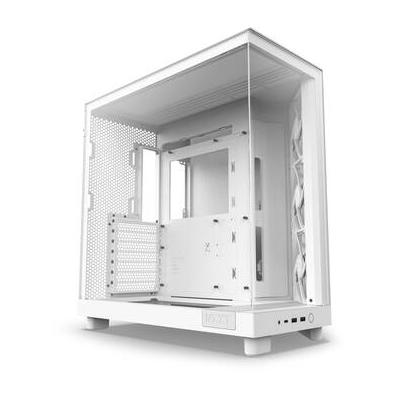 NZXT H6 Flow Mid-Tower Case (White) CC-H61FW-01