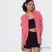 Women's Premium Linen Long Sleeve Shirt | Pink | Large | UNIQLO US