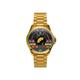 Nubeo Men's 48mm Space Quasar Automatic Space Invaders Limited Edition Voyager Gold Watch with Solid Stainless Steel Bracelet NB-6082-SI-33