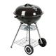 Anilar 22017A Outdoor Standing Kettle Charcoal Barbecue 43 x 70cm,Black