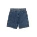 Wrangler Jeans Co Denim Shorts - High Rise: Blue Mid-Length Bottoms - Women's Size 34 - Stonewash