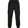 Jogginghose URBAN CLASSICS "Urban Classics Herren Comfort Military Pants", Herren, Gr. XL, US-Größen, schwarz, 62% Viskose, 34% Polyester, 4% Elasthan, unifarben, relaxed fit, Hosen