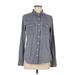 J.Crew Factory Store Bodysuit: Gray Checkered/Gingham Tops - Women's Size Medium