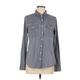 J.Crew Factory Store Bodysuit: Gray Checkered/Gingham Tops - Women's Size Medium