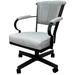Miami Swivel Metal Caster Chair on Reading Base - 18" High Seat