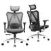 SIHOO Ergonomic Office Chair Mesh High Back Desk Chair Computer Chair,300lb, Black - 64*70*123