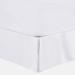 Bed Skirt Easy Fit 14 Inch Tailored Drop Brushed Pleated Bed Skirt
