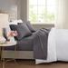 4pc Full 600 Thread Count Cooling Cotton Blend Sheet Set Charcoal