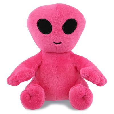 DolliBu Plush Pink Alien Stuffed Toy – Soft Huggable Alien - 6 inches